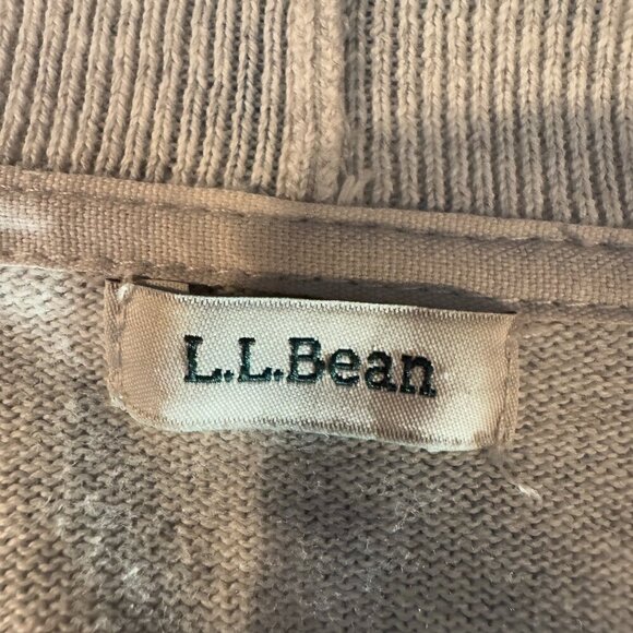 L.L. Bean Blue & Gray. Floral Women's Open Front Cardigan - Picture 5 of 7